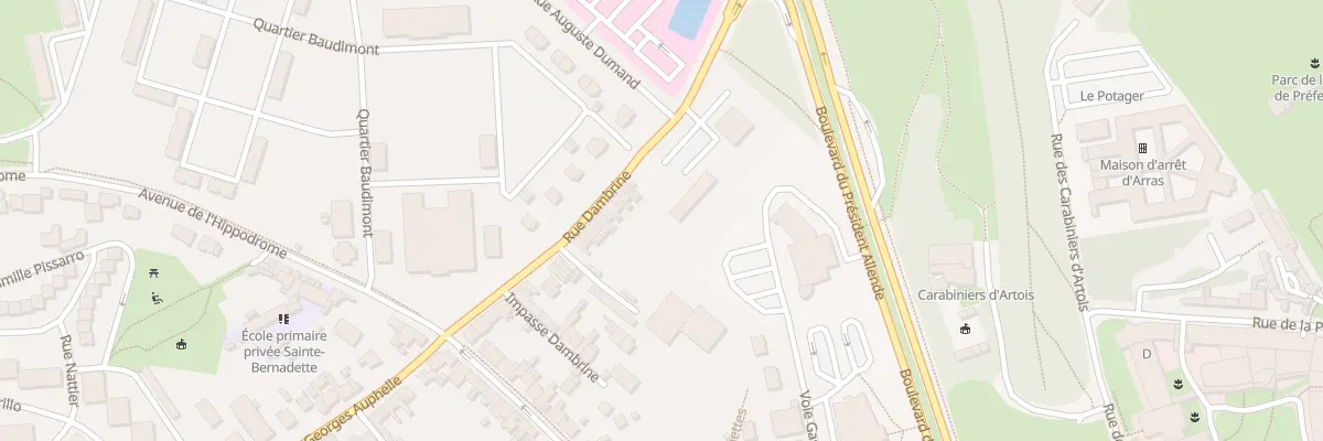 Plan du 38 Rue Dambrine à Arras