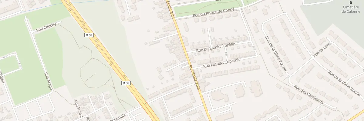 Plan du 254 Rue Emile Zola à Liévin