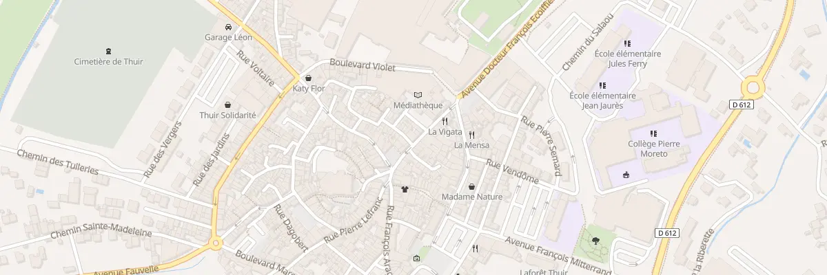 Plan du 2 Rue du Sola à Thuir
