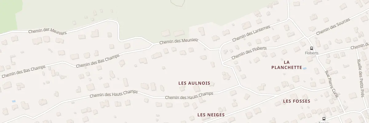 Plan du 19B Che des Meuniers à Chessy