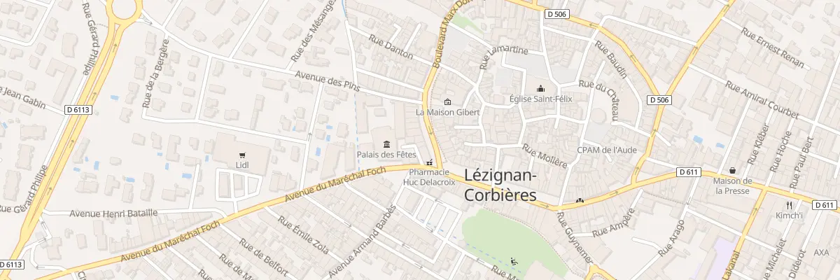 Plan du 5 Bd Marx Dormoy à Lézignan-Corbières