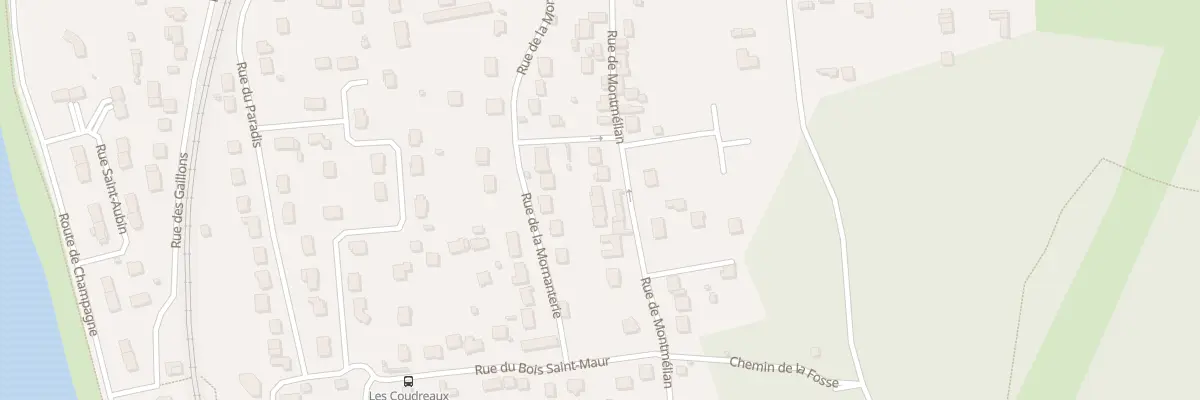 Plan du 25 Rue de Montmélian à Samoreau