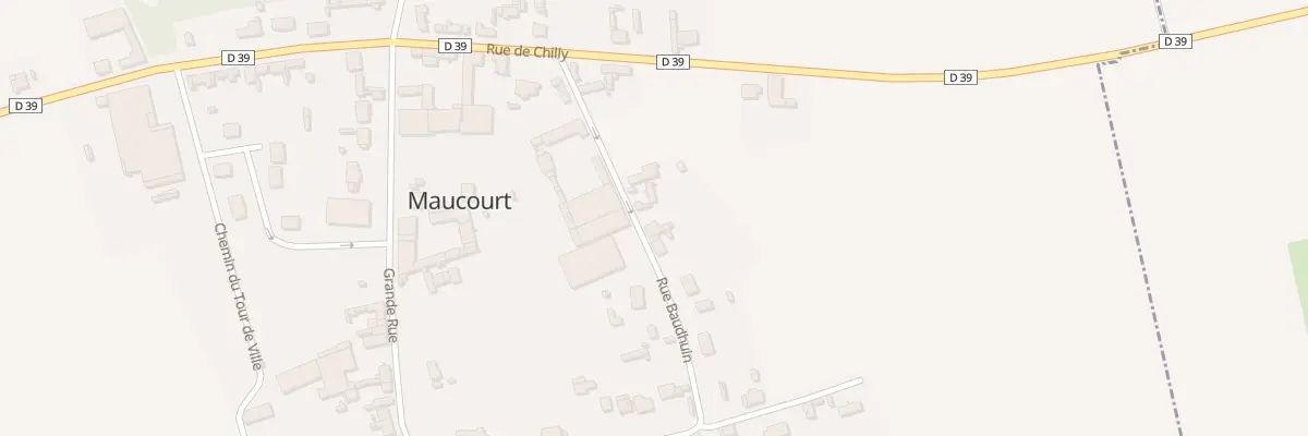 Plan du 9 Rue Baudhuin à Maucourt