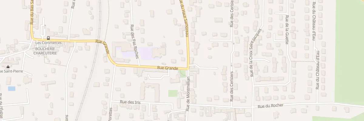 Plan du 1 Rue du Haut Samoreau à Samoreau