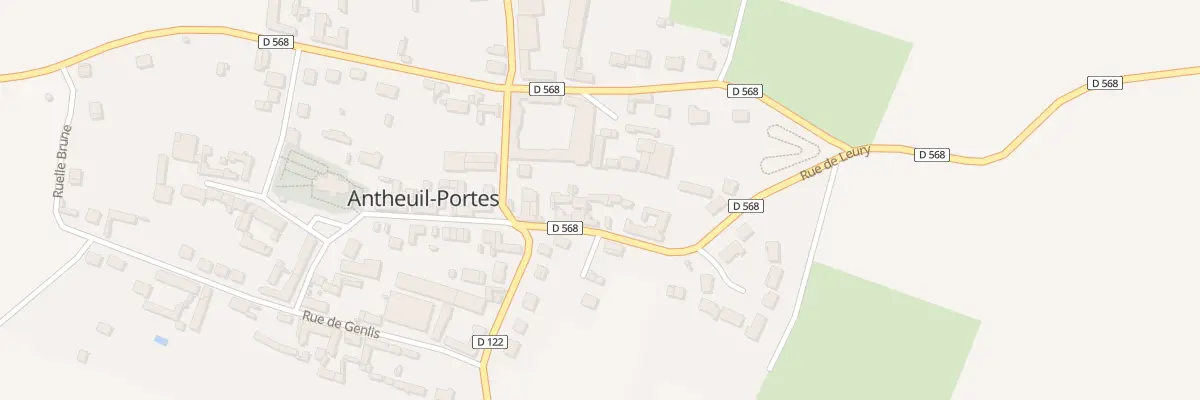 Plan du 63 Rue de Leury à Antheuil-Portes