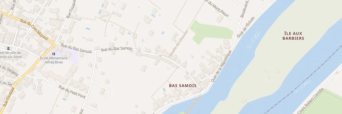 Plan du 24 Rue du Bas Samois à Samois-sur-Seine