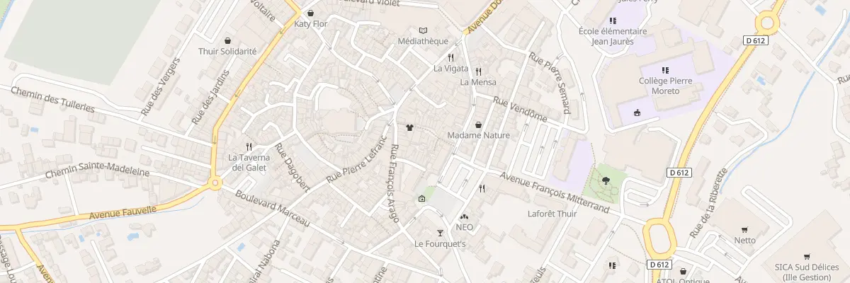 Plan du 8 Rue de la République à Thuir