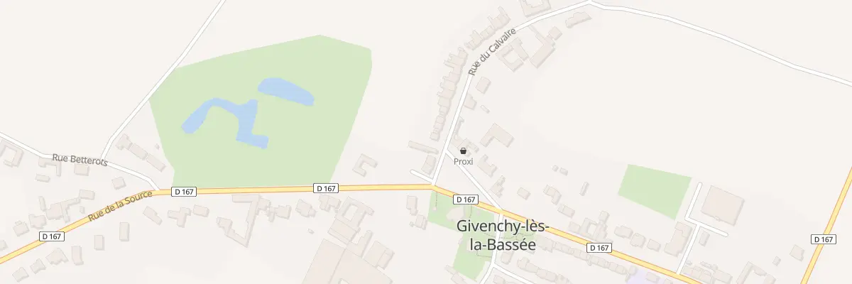 Plan du 1 Rue du Calvaire à Givenchy-lès-la-Bassée