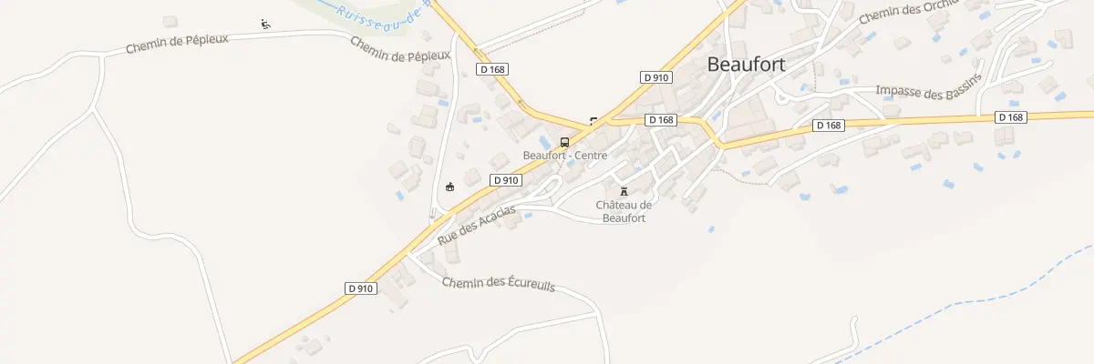 Plan du 1 Che des Iris à Beaufort