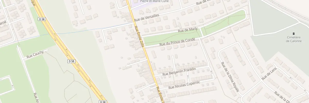 Plan du 1267 Rue Emile Zola à Liévin