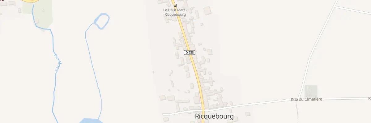 Plan du 18 Rue du Général Leclerc à Ricquebourg