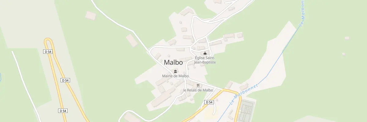 Plan du 92 Le Bourg à Malbo
