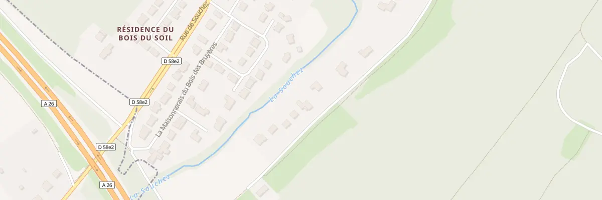 Plan du 42 Rue des Normands à Angres