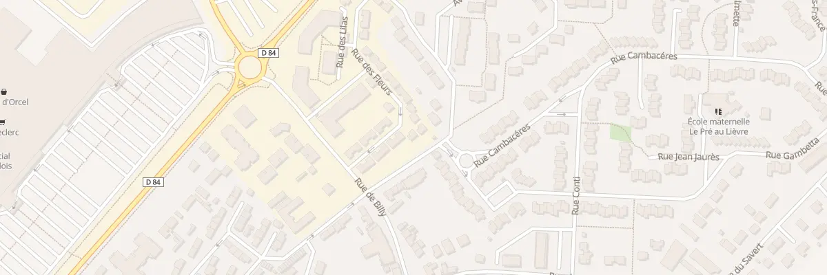 Plan du 14 Rue des Fleurs au Plessis-Belleville