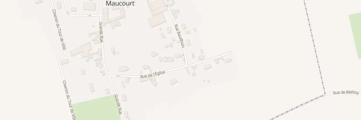 Plan du 9 Rue de l’Eglise à Maucourt