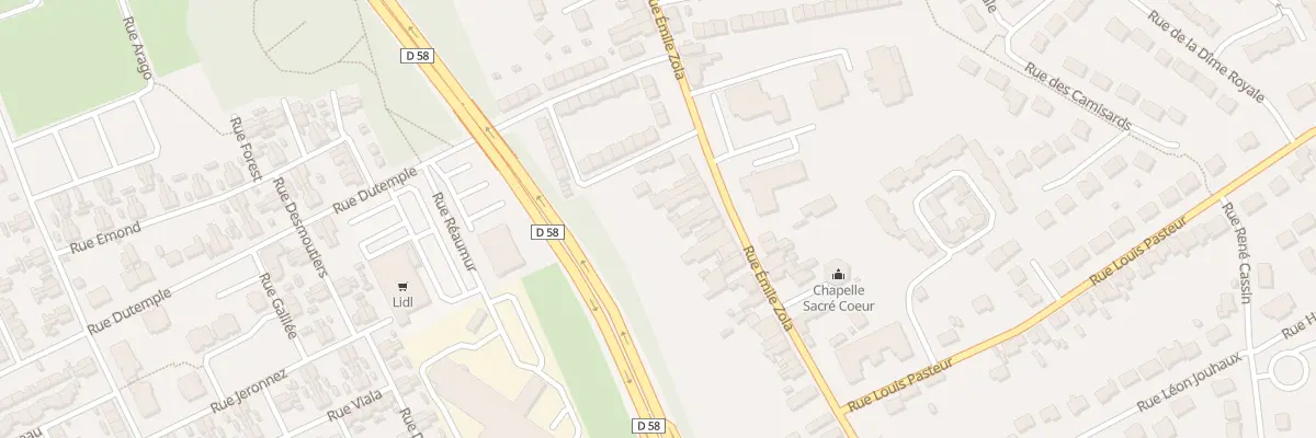 Plan du 228 Rue Emile Zola à Liévin