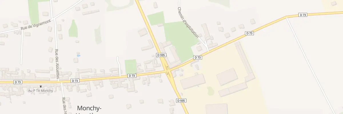 Plan du 1 Rue de Compiègne à Monchy-Humières