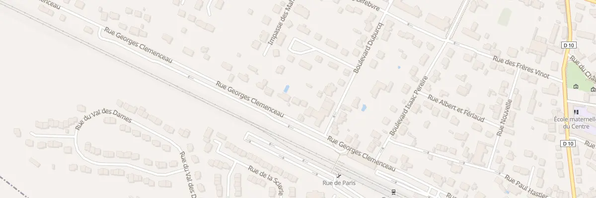 Plan du 34B Rue Georges Clémenceau à Tournan-en-Brie