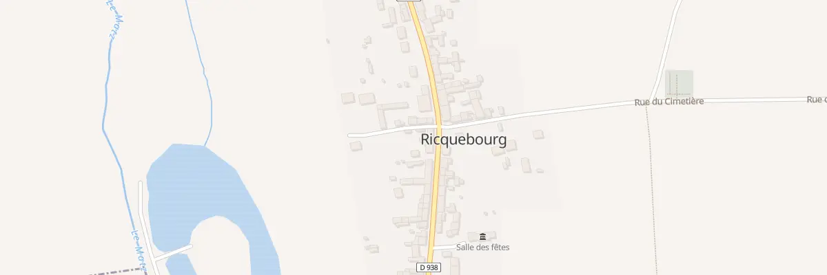 Plan du 26 Rue du Général Leclerc à Ricquebourg