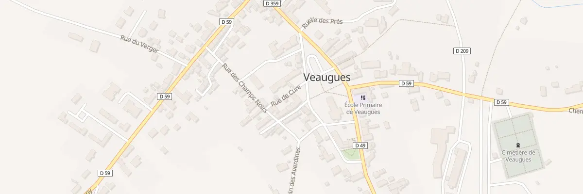 Plan du 10 Rue du 8 Mai à Veaugues