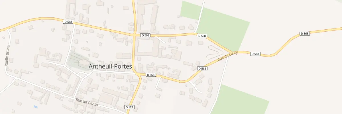 Plan du 86 Rue de la Bretonne à Antheuil-Portes
