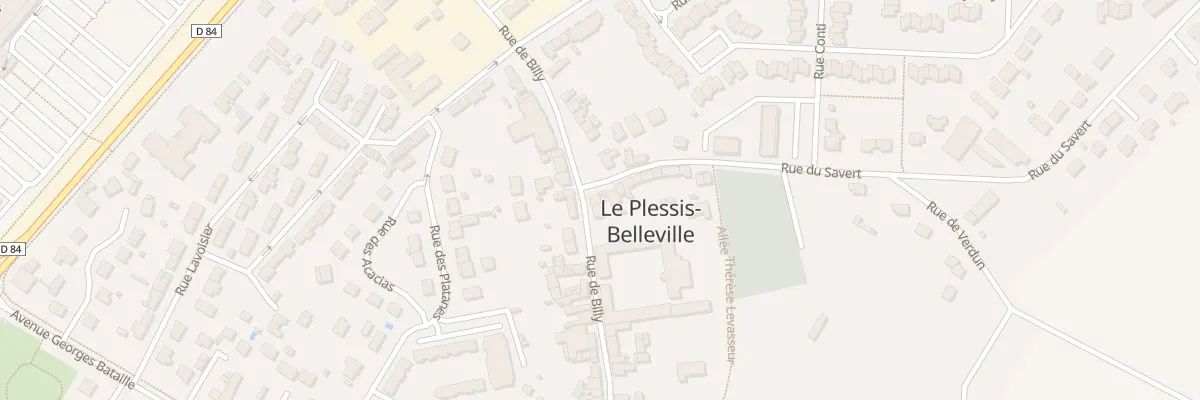 Plan du 2 Rue du Savert au Plessis-Belleville
