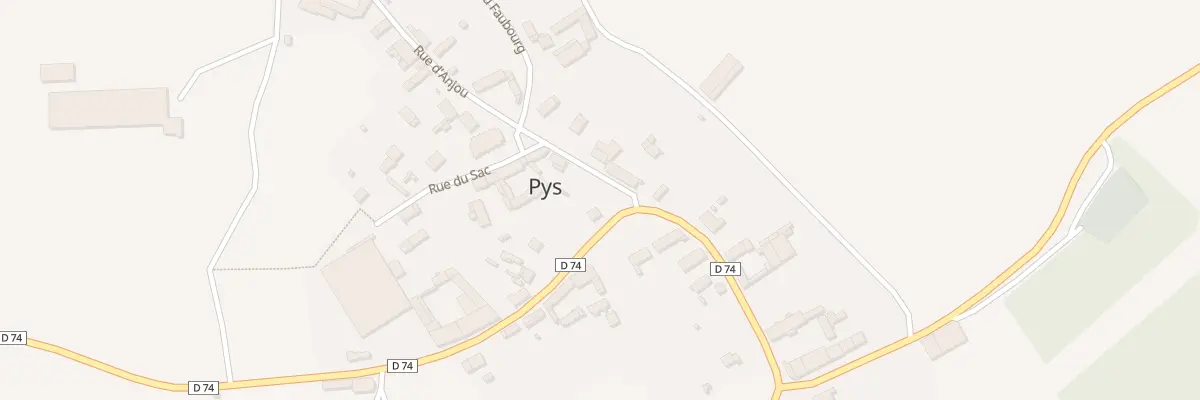 Plan du 2 Rue de Cambrai à Pys