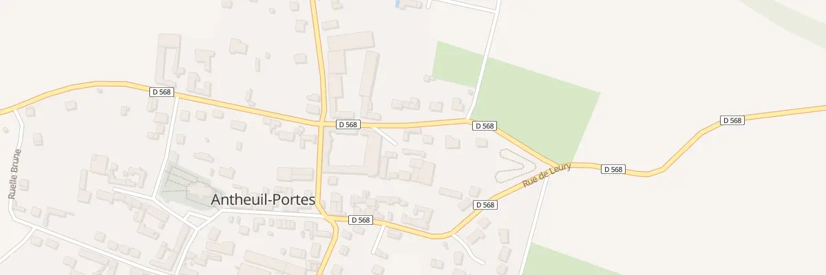 Plan du 90 Rue de la Bretonne à Antheuil-Portes