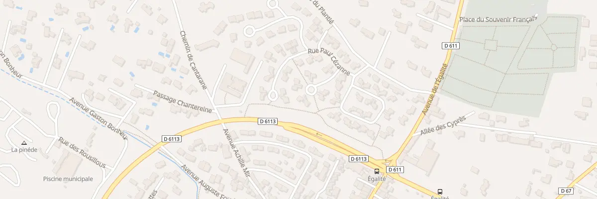 Plan du 11 Rue Paul Cézanne à Lézignan-Corbières