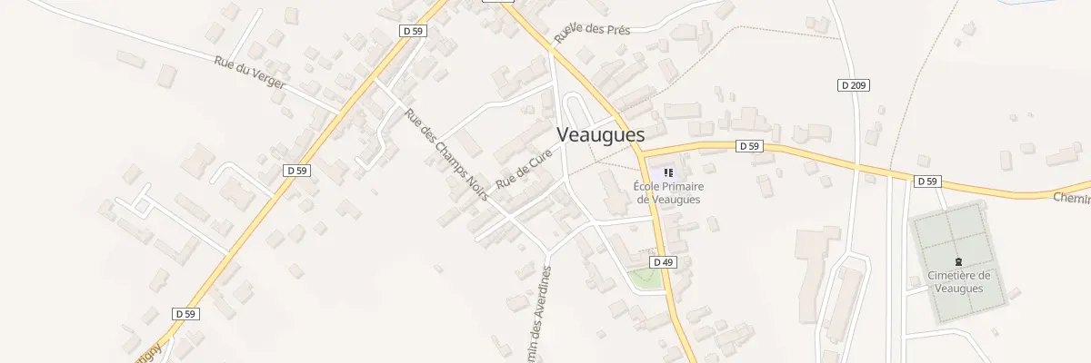 Plan du 12 Rue du 8 Mai à Veaugues