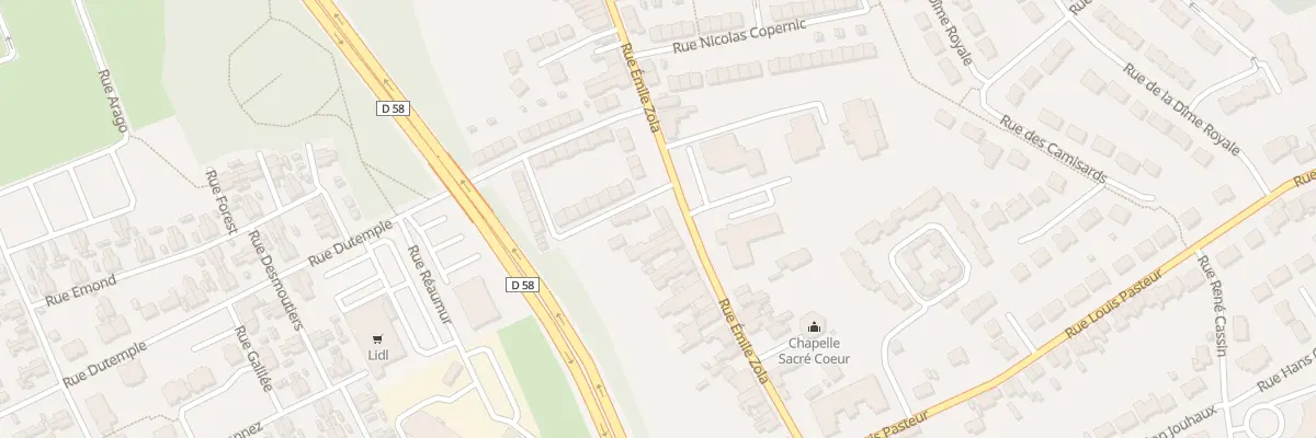 Plan du 232B Rue Emile Zola à Liévin