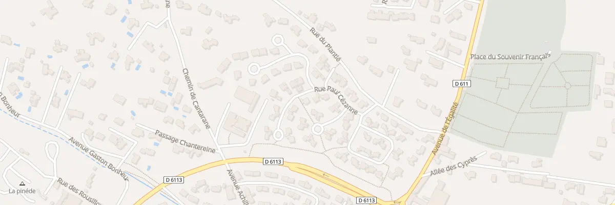 Plan du 25 Rue Paul Cézanne à Lézignan-Corbières