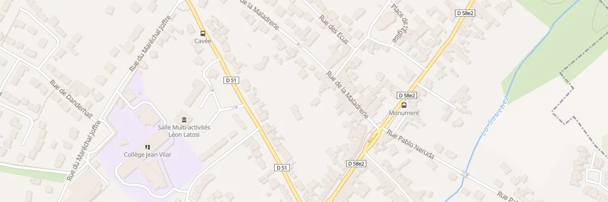 Plan du 9B Rue de la Maladrerie à Angres
