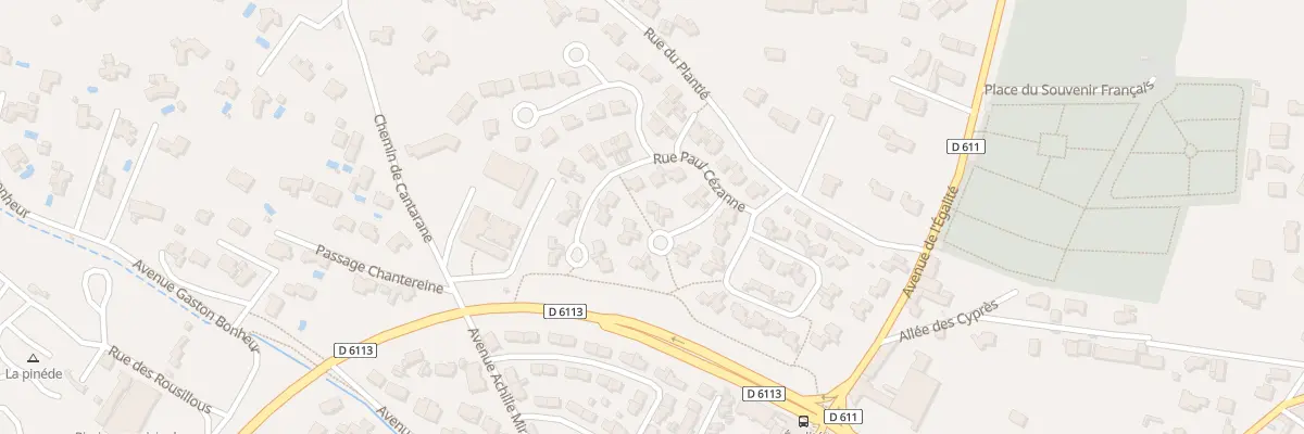 Plan du 12 Rue Paul Cézanne à Lézignan-Corbières