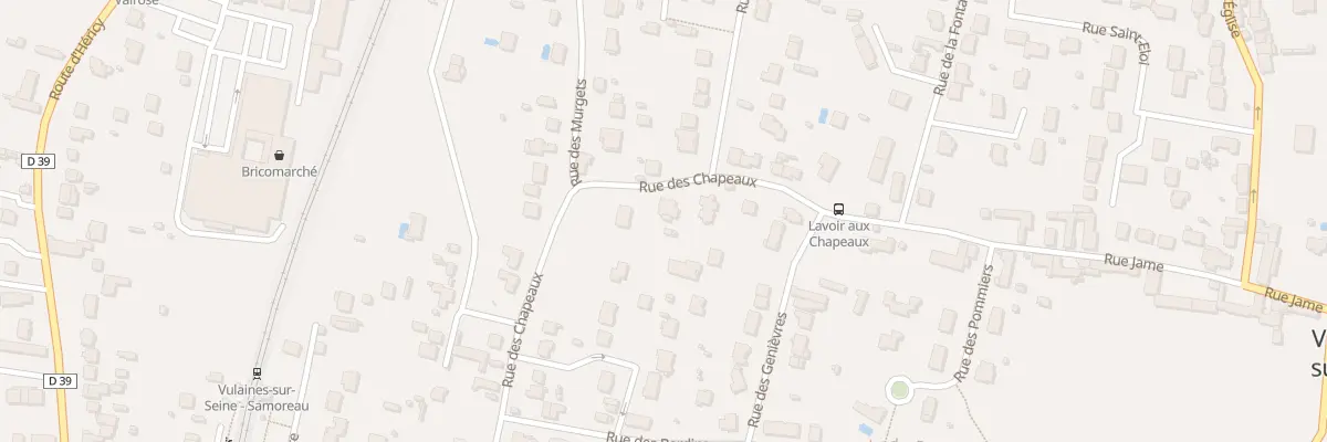 Plan du 26 Rue des Chapeaux à Vulaines-sur-Seine
