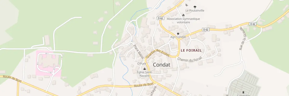 Plan du 5 Qua des Ecoles à Condat