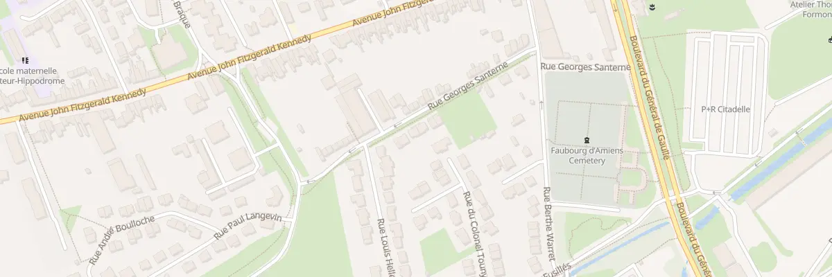 Plan du 19 Rue Georges Santerne à Arras