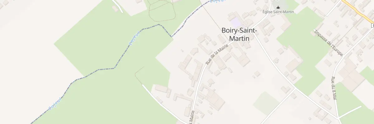 Plan du 22B Rue de la Mairie à Boiry-Saint-Martin