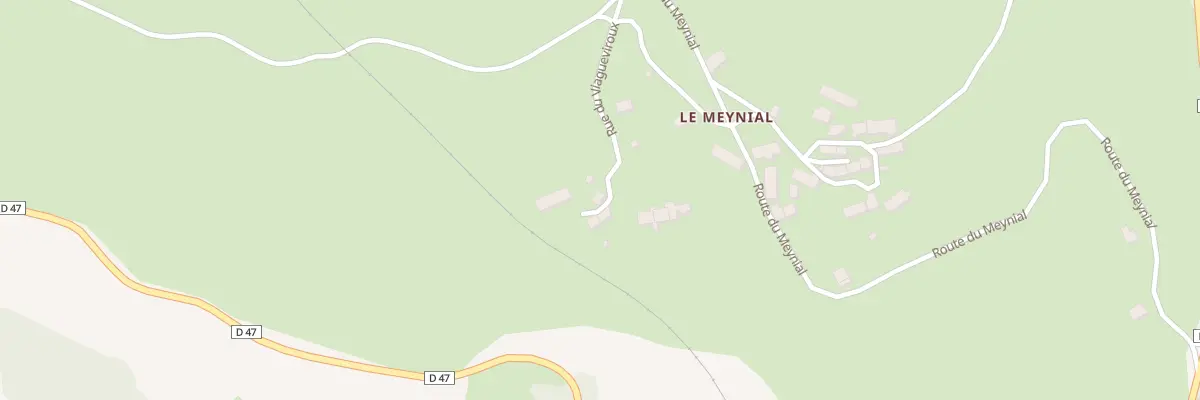 Plan du 5011 Le Meynial à Lugarde