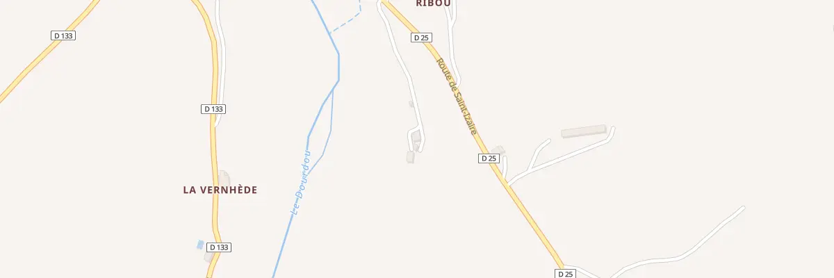 Plan du 5078 Ribou à Calmels-et-le-Viala