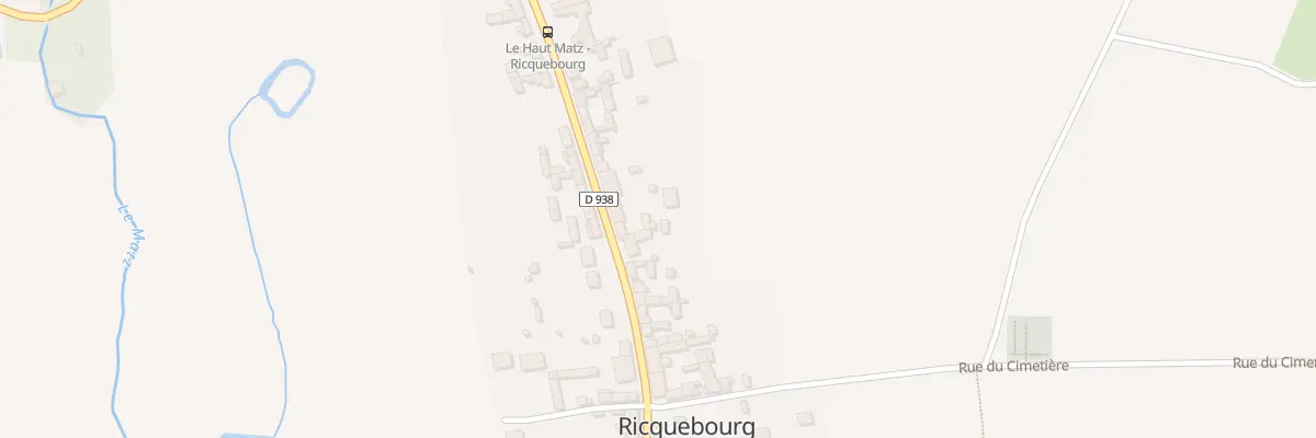 Plan du 13 Rue du Général Leclerc à Ricquebourg