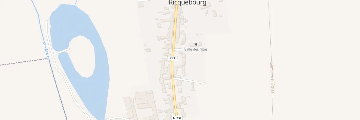 Plan du 39 Rue du Général Leclerc à Ricquebourg