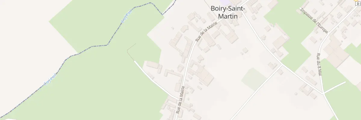 Plan du 24 Rue de la Mairie à Boiry-Saint-Martin