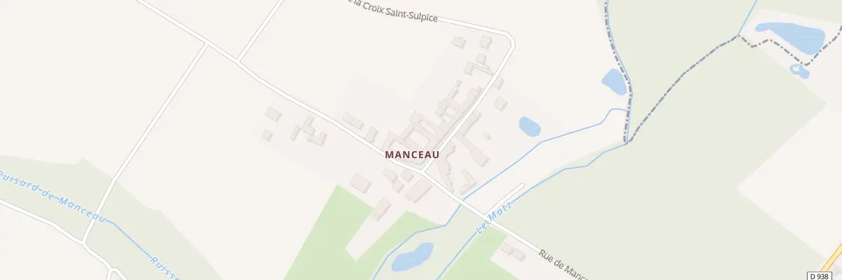Plan du 23 Rue de la Croix St Sulpice à Laberlière