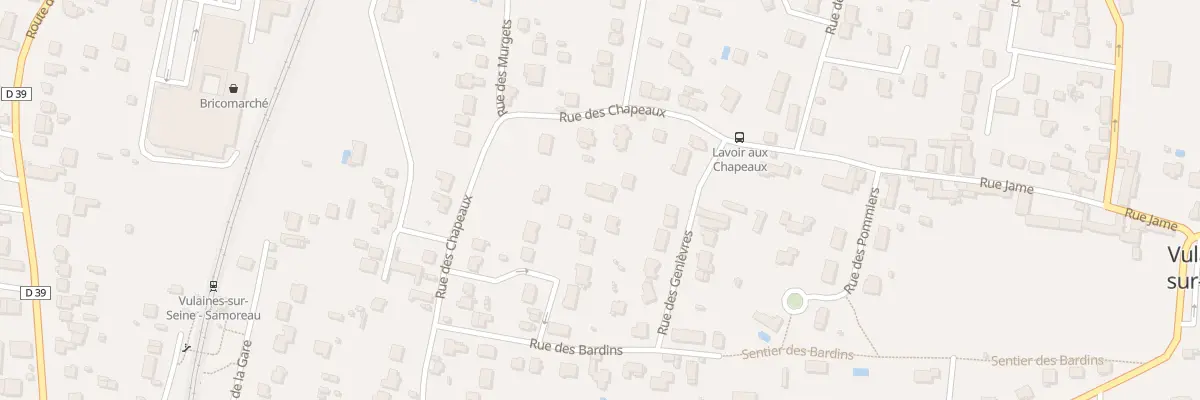 Plan du 8 Rue des Genièvres à Vulaines-sur-Seine