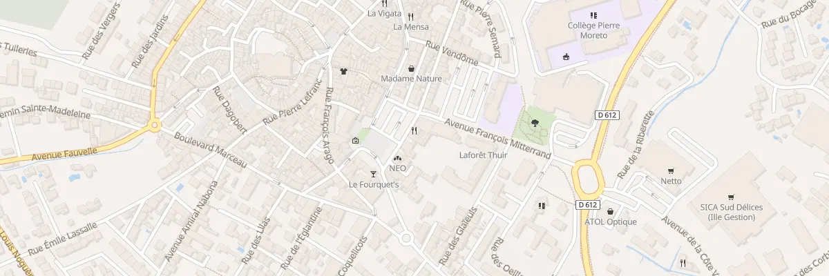 Plan du 8B Pl de la République à Thuir
