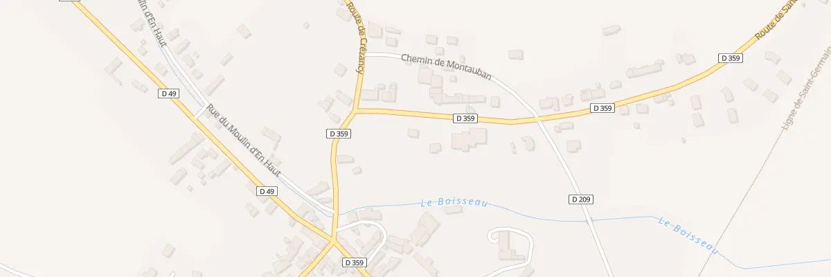 Plan du 8 Rte de Sancerre à Veaugues