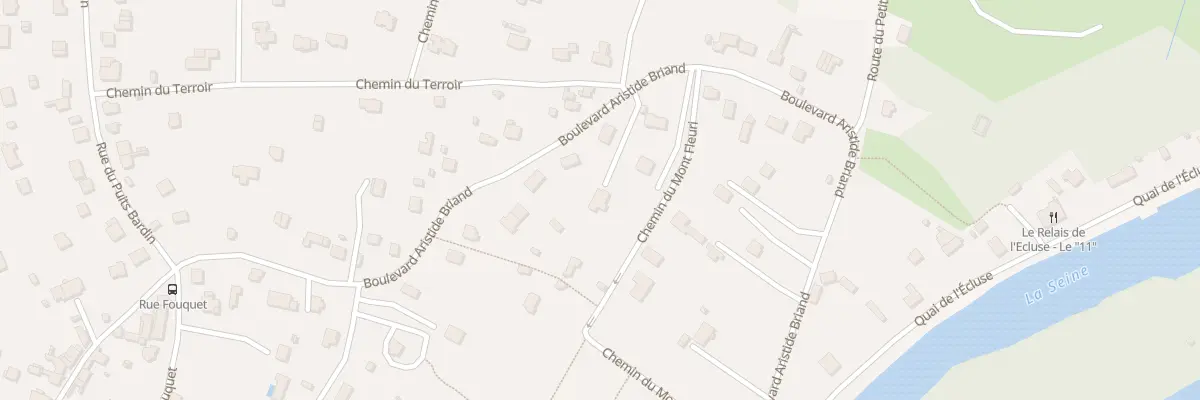 Plan du 30 Bd Aristide Briand à Samois-sur-Seine