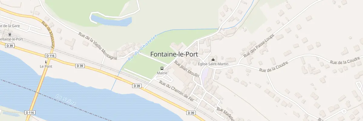 Plan du 4 Rue du Gen Roux à Fontaine-le-Port
