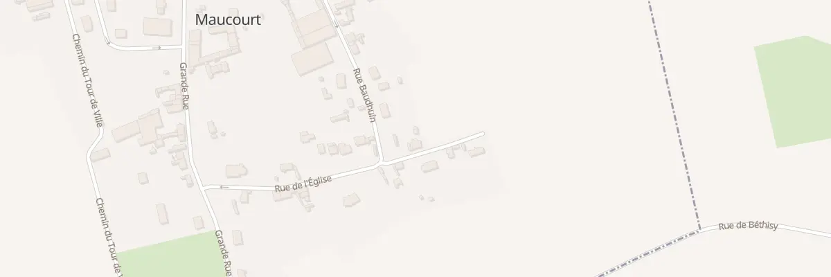 Plan du 5030 Rue de l’Eglise à Maucourt